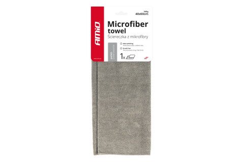 Bezestopové mikrovlákno na čištění skel, oken a zrcadel 60x40 cm AMIO-03742