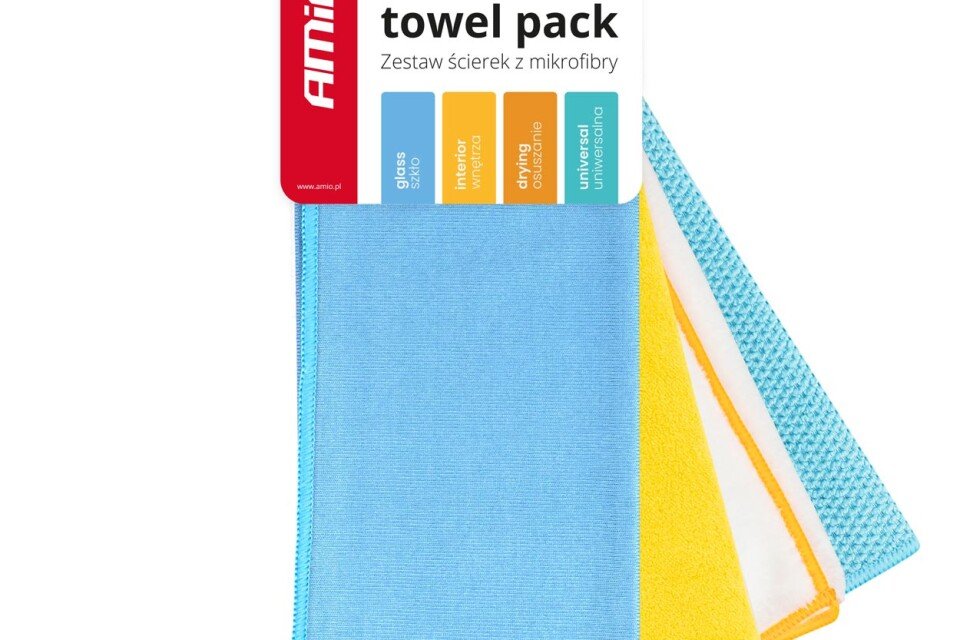 Set Mikrofasertücher 30x40 cm 275/300/350/600g AMIO-03751