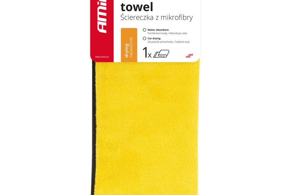 Ręcznik samochodowy z mikrofibry 30x40 cm AMIO-03754