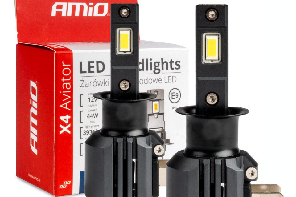 Λαμπτήρες LED σειράς αυτοκινήτου X4 Aviator H3 6500K Canbus AMIO-03762