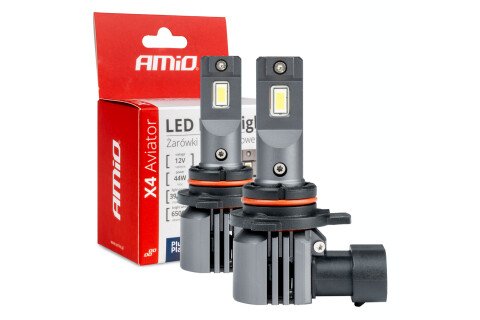 X4 sorozatú Aviator HIR2 6500K Canbus autó LED izzók AMIO-03768