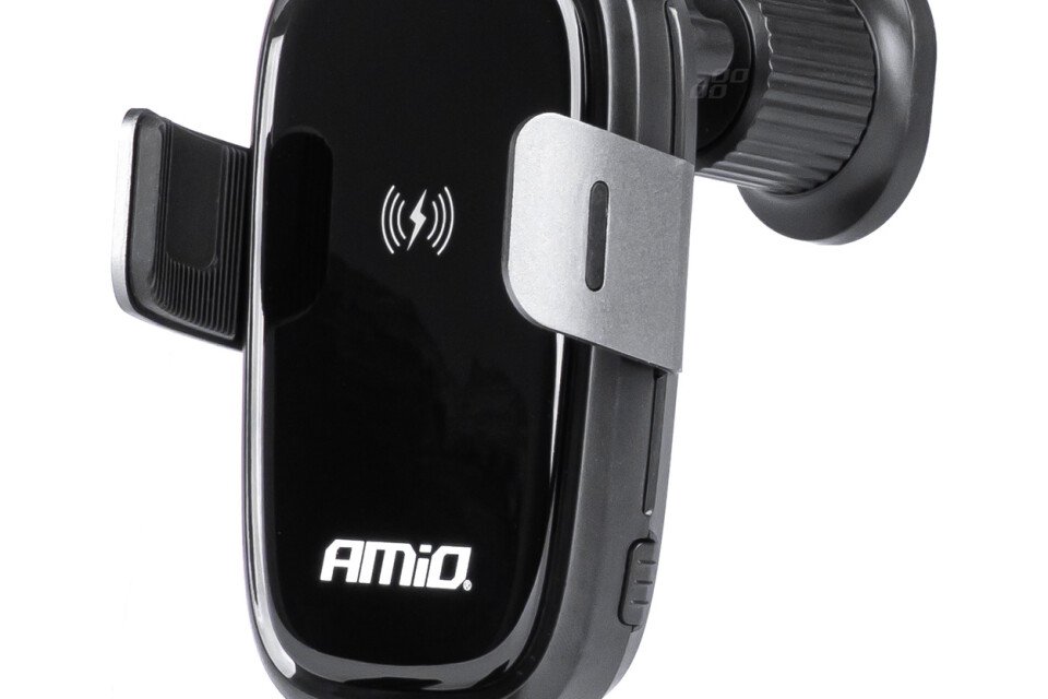 Držák grilu do auta, indukční nabíječka 15W AMIO-03778