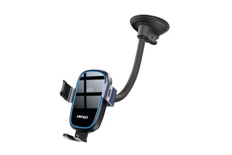 Autotelefonhalter, Fenster, Cockpit, Armaturenbrett, induktives Ladegerät, 15 W AMIO-03780