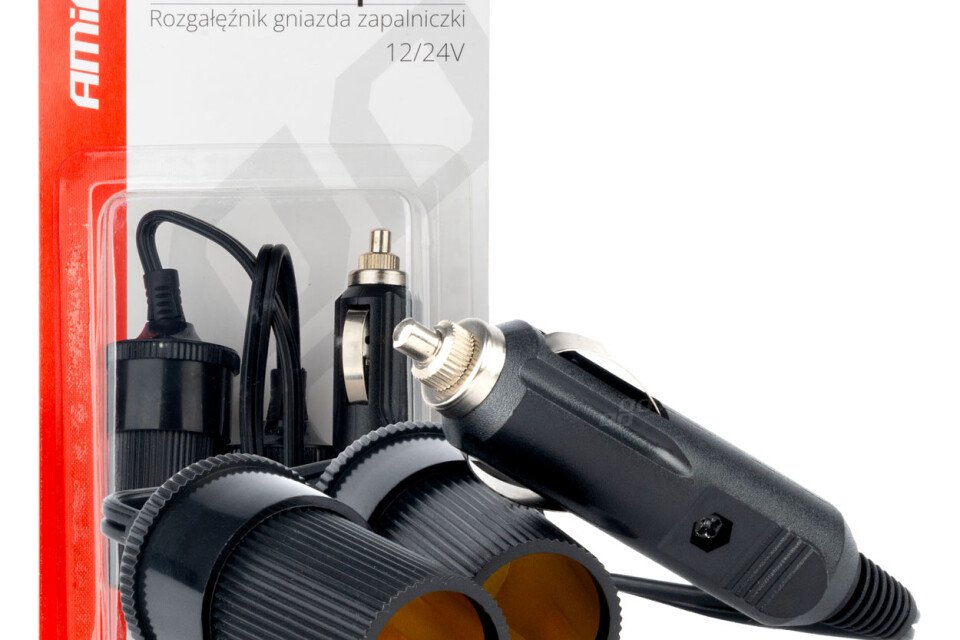 Сплитер за гнездо за запалка за кола 12V 24V AMIO-03801