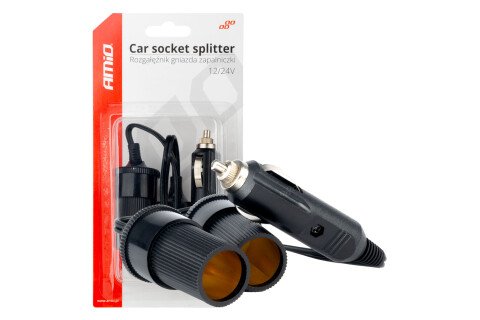 Сплитер за гнездо за запалка за кола 12V 24V AMIO-03801