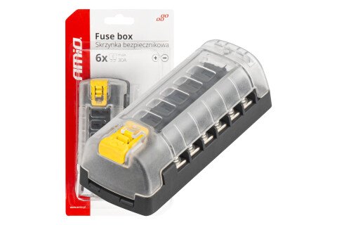 Kutija sa osiguračima, vijčani konektori, 6 utičnica AMIO-03836