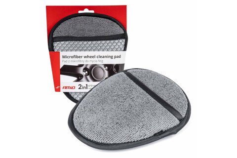 Mikrofaserpad und Schwamm zum Waschen von Felgen und Radkappen AMIO-03843
