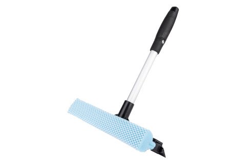 Mașină de spălat geam, geam și oglindă din aluminiu + racletă de apă 30,5 cm AMIO-03851