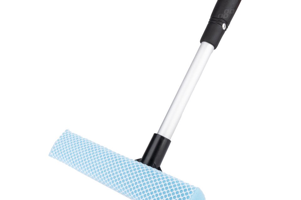 Mașină de spălat geam, geam și oglindă din aluminiu + racletă de apă 30,5 cm AMIO-03851