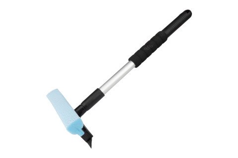 Perač stakla za prozore i ogledala + aluminijski teleskopski brisač za vodu 46/70 cm AMIO-03854