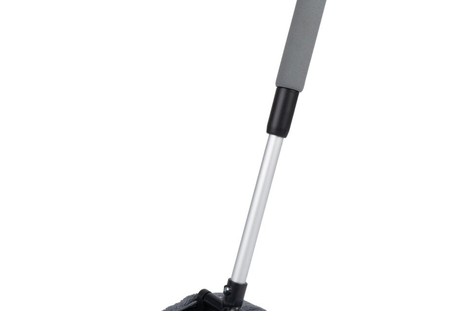 Spalator telescopic pentru curatarea geamurilor, microfibra triunghiulara AMIO-03858
