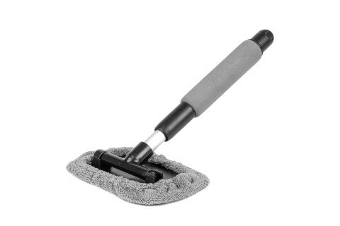 Teleskopisches, rechteckiges Mikrofaserpad für Glas, Fenster und Spiegel, 30,5/46 cm AMIO-03859