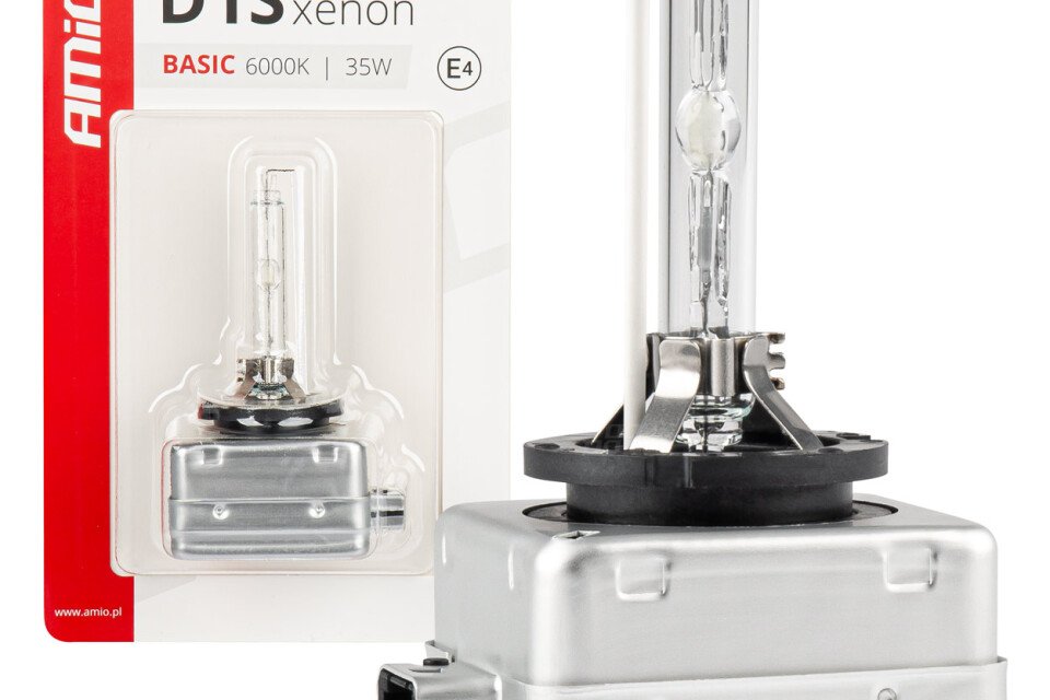 Xenon izzó Xenon izzószál D1S 35W 6000K BASIC buborékfólia AMIO-03864