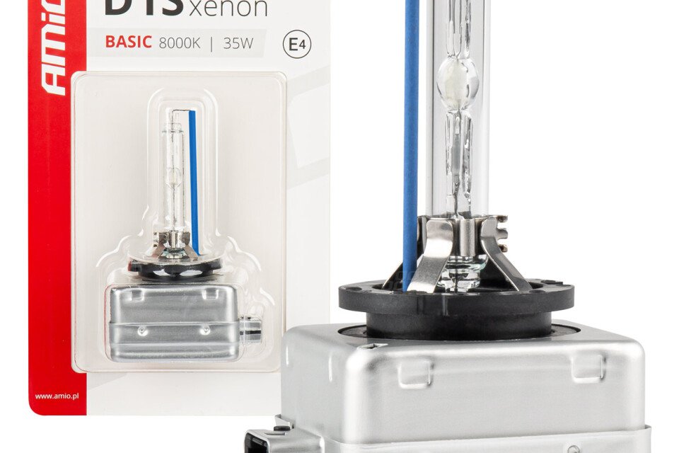 Bec xenon Filament xenon D1S 35W 8000K blister BASIC AMIO-03865