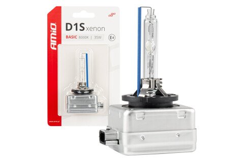 Bec xenon Filament xenon D1S 35W 8000K blister BASIC AMIO-03865