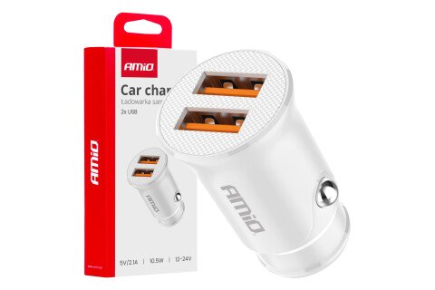 Autoladegerät 2x USB-A 2,1A AMIO-03872
