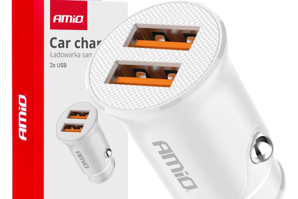 Autoladegerät 2x USB-A 2,1A AMIO-03872