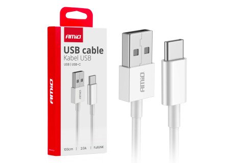 USB-A - USB-C 2A kabel za punjenje 100 cm FullLINK AMIO-03893