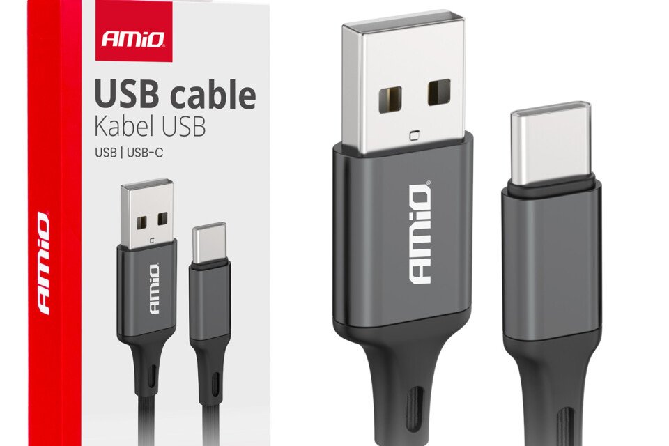 USB-A - USB-C 2A nabíjecí kabel 100 cm FullLINK AMIO-03899