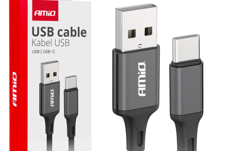 USB-A - USB-C 2A kabl za punjenje 200 cm FullLINK AMIO-03900