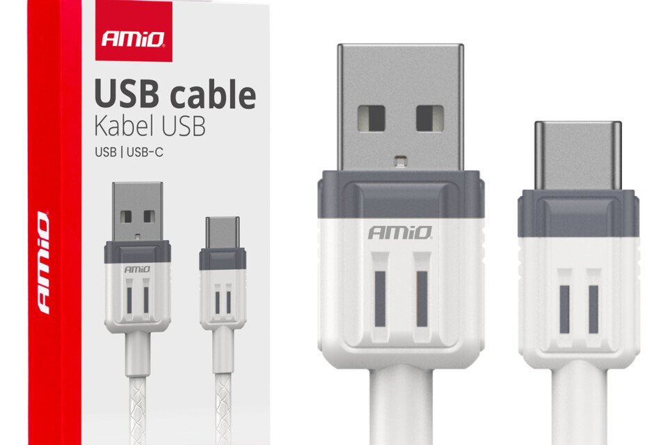 USB-A - USB-C 3A καλώδιο φόρτισης 100 cm FullLINK AMIO-03905