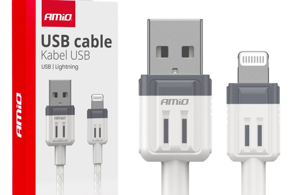 USB-A kabl za punjenje - LIGHTNING IPHONE 3A 100cm FullLINK AMIO-03907