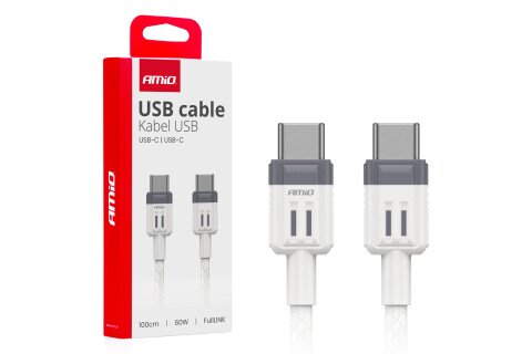 USB-C - USB-C nabíjecí kabel 60W 100cm FullLINK AMIO-03908