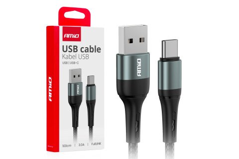 Cavo di ricarica USB-A - USB-C 3A 100 cm FullLINK AMIO-03911