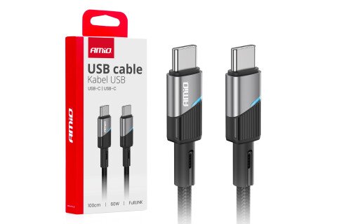 USB-C - USB-C kabel za punjenje 60W 100cm FullLINK AMIO-03926