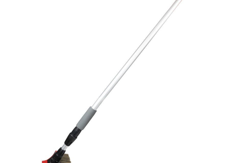 Průtokový kartáč s teleskopickou tyčí 97-160cm pro mytí aut AMIO-03955