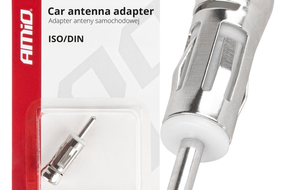 Antenski adapter redukujući ISO DIN utikač ravni AMIO-03966