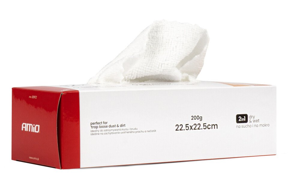 Mikroszálas doboz 22,5x22,5 cm 200g AMIO-03972