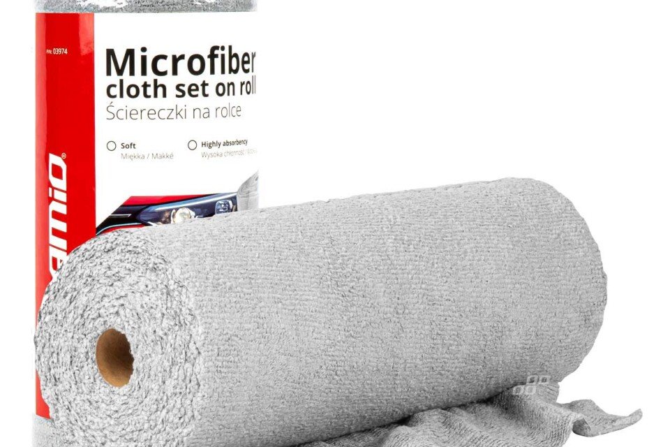 Krpe od mikrofibre u roli 30x30 cm 50 kom 120 g AMIO-03974