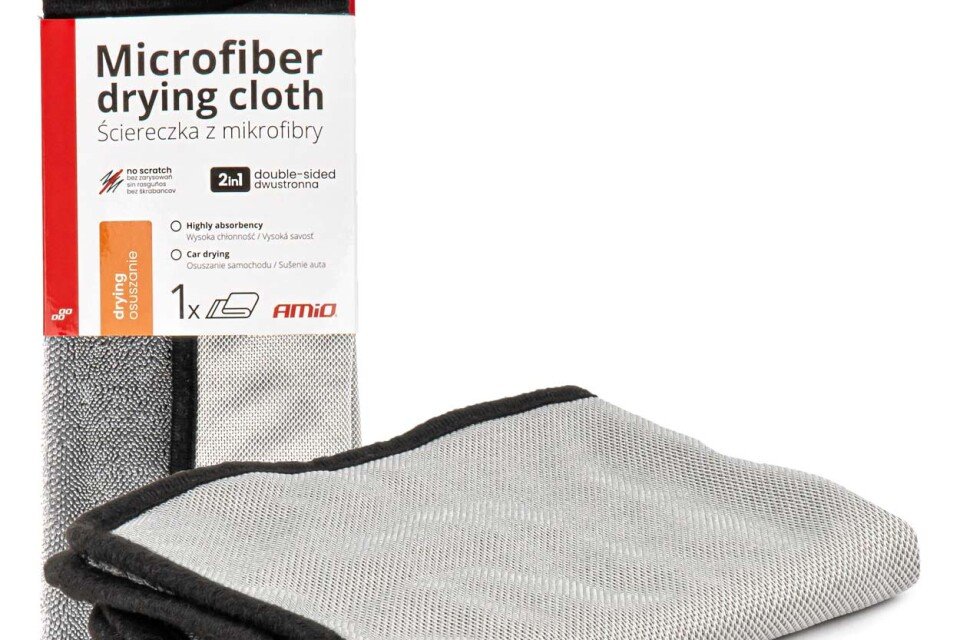 Prosop de uscare auto din microfibra 40x30 cm 550 g AMIO-03981