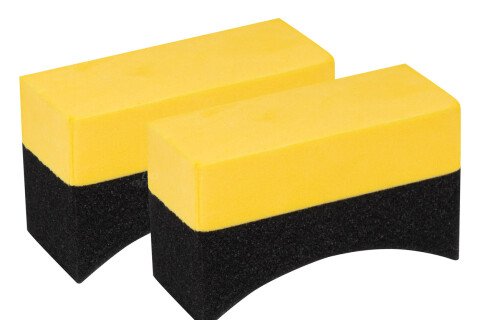 Applicatore in spugna per pneumatici auto, set da 2 pz. AMIO-04018