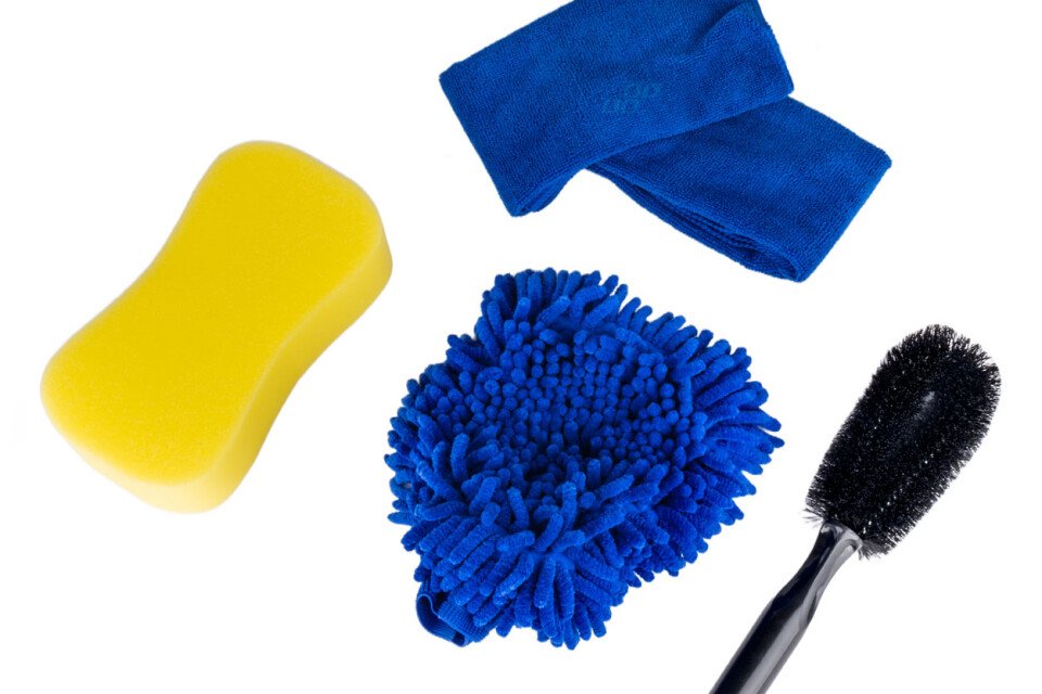 Set za čišćenje automobila, auto detailing, 5 komada. AMIO-04035