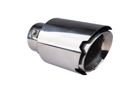 Auspuffrohr, Edelstahl, Chrom AMIO-04064