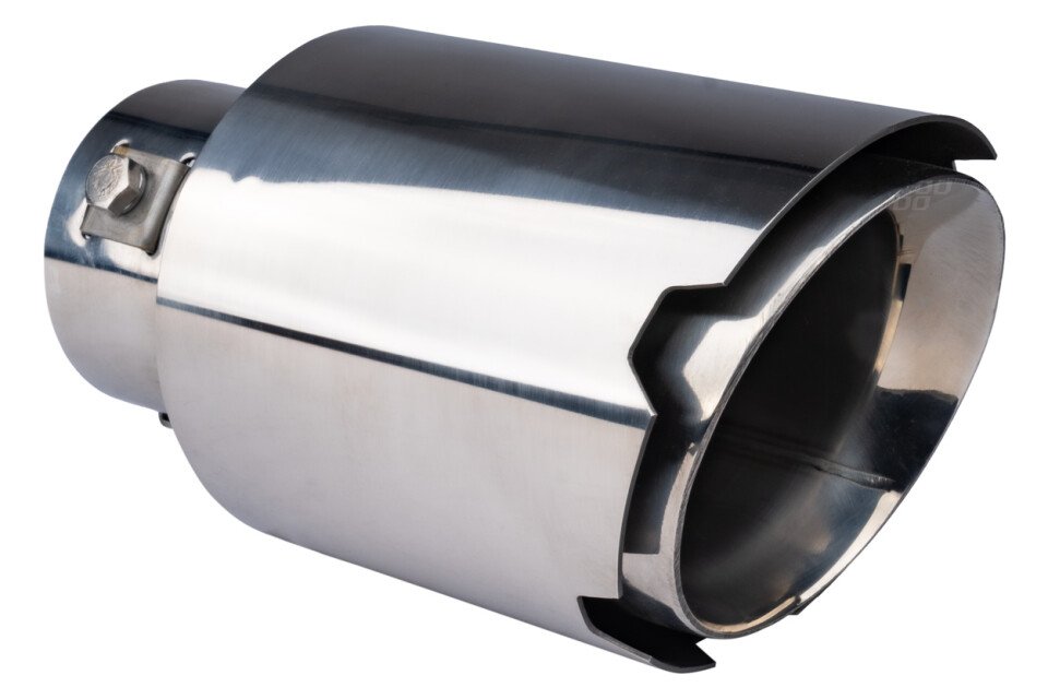 Auspuffrohr, Edelstahl, Chrom AMIO-04064
