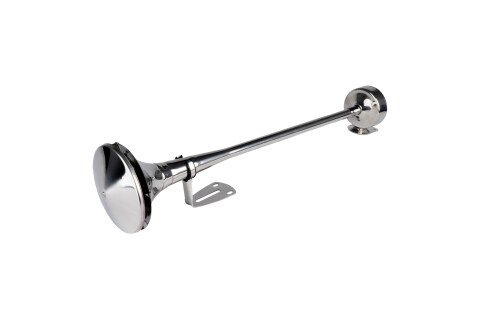 Horna Fanfare zvukový signál chróm 620 mm 12V 24V LowTone AMIO-04078