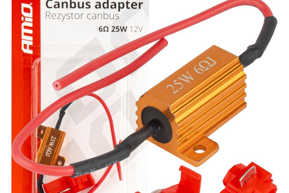 CANBUS otpornik za LED žarulje 6Ω 25W AMIO-04092
