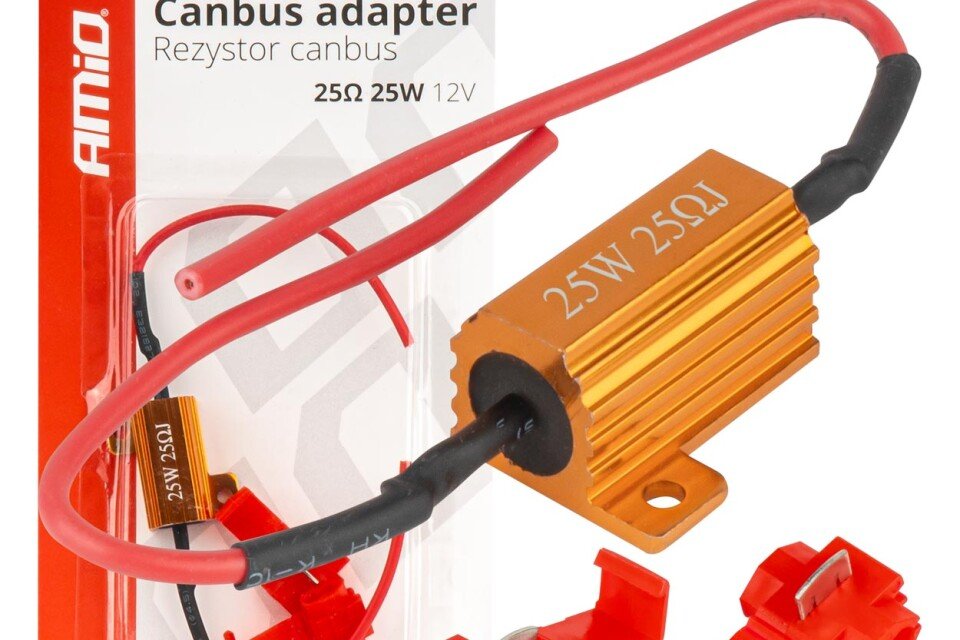 CANBUS upor za LED žarnice 25Ω 25W AMIO-04093