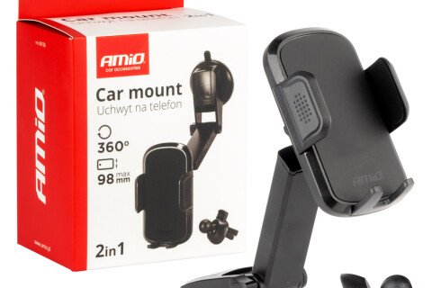 Auto nosač za prozor, kokpit, rešetku, podesiv AMIO-04136