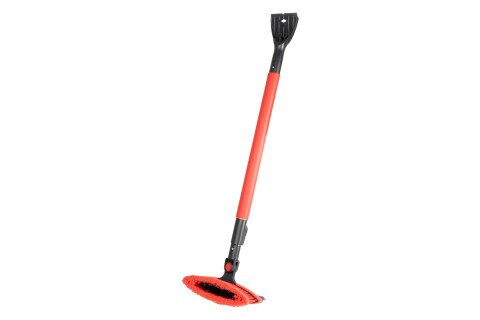 Teleskopbesen, Besen, Eis- und Schneeschaber mit Wasserschaber, 98-134 cm AMIO-04147