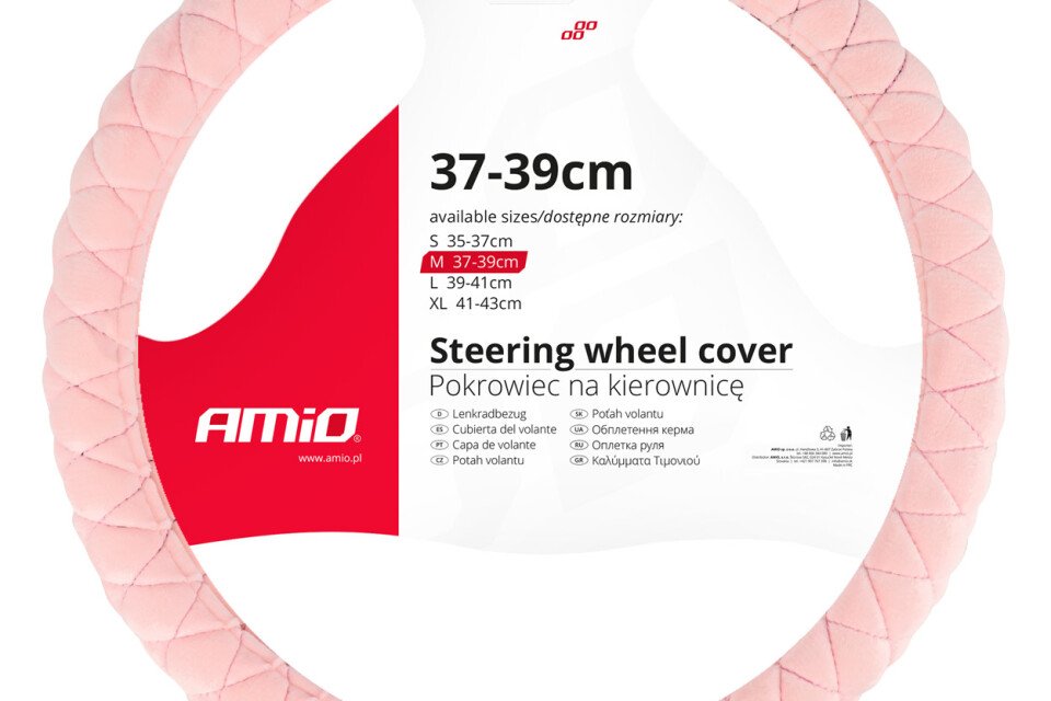 Navlaka za volan automobila SVC-56-M 37-39cm AMIO-04166