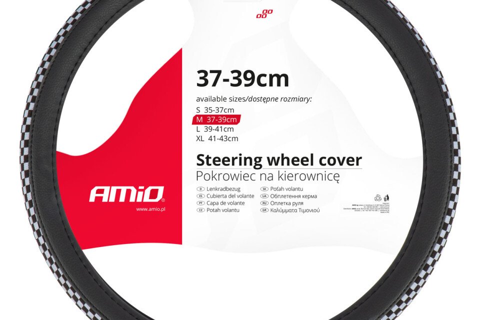 Autolenkradabdeckung SWC-60-M 37-39cm AMIO-04170