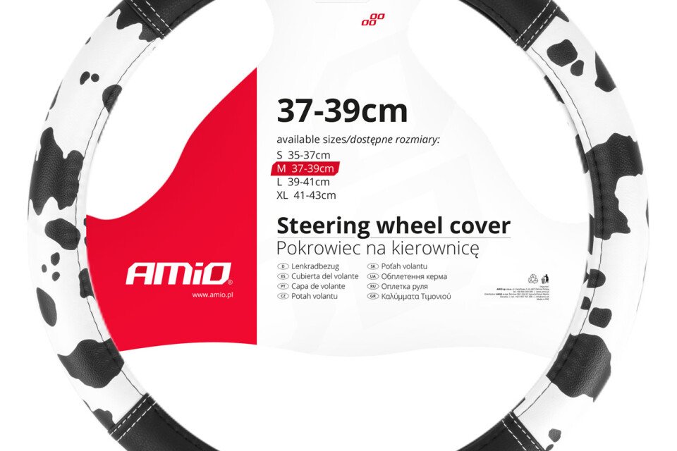 Navlaka za volan automobila SWC-62-M 37-39cm AMIO-04172