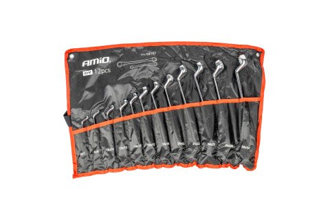 Klucze klucze kątowe 6-32 mm 12 sztuk AMIO-04197