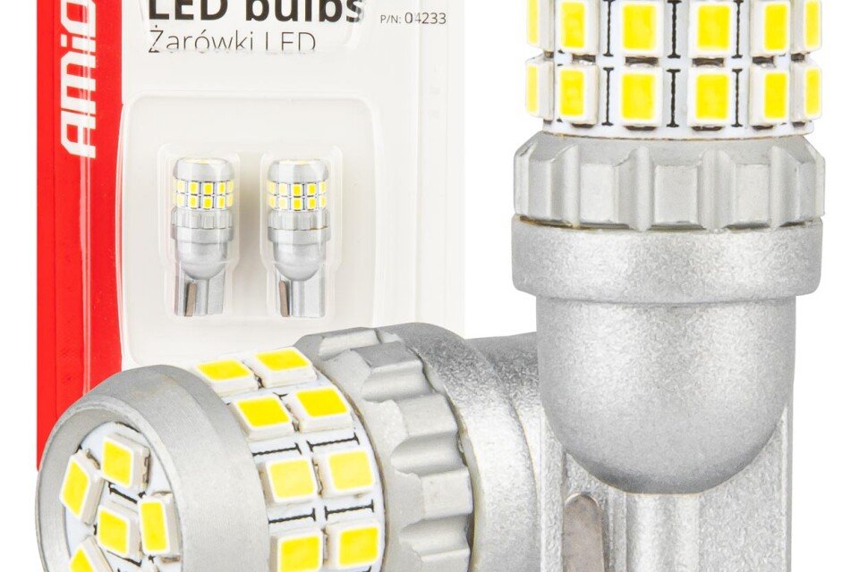 CANBUS LED-Lampen T10 W5W 30SMD 2016 Weiß 12V 24V AMIO-04233