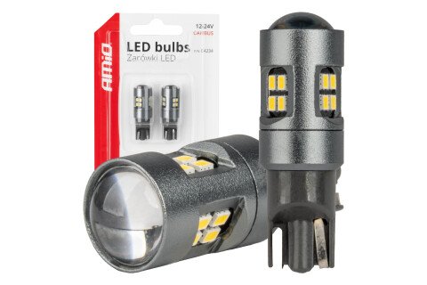 CANBUS LED sijalice T10 V5V 16SMD 2016 Bela 12V 24V AMIO-04234