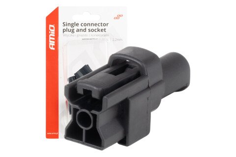 Vodotěsná sada elektrických konektorů 1 PIN 2,2 mm AMIO-04345